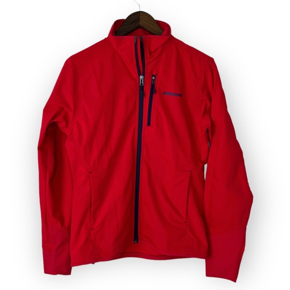 Patagonia Other - Patagonia Size XS Soft Shell Red and Navy Blue Common Threads Jacket